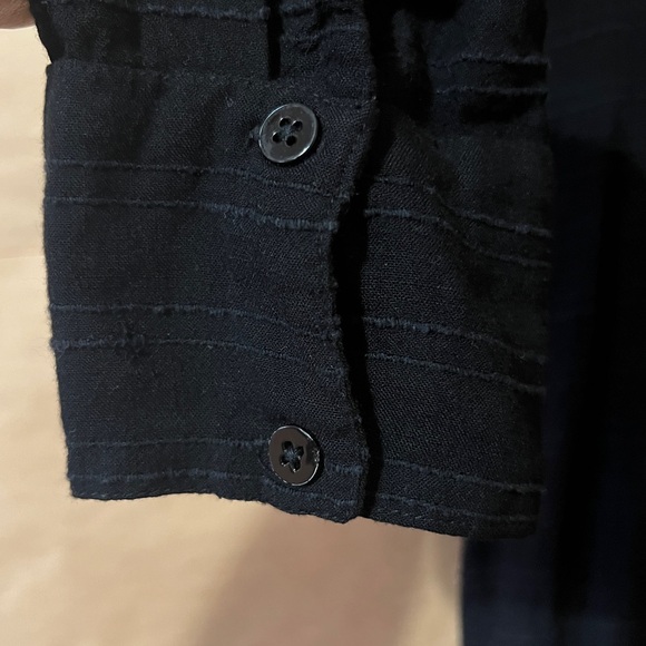 LSPACE | Daydream Tunic Swim Cover-Up Wrap Dress Mini Black Size L - Picture 12 of 13